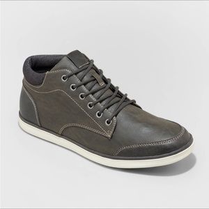 Goodfellow & Co Men's Clay Mid Top Lace up Sneakers Shoes in Grey size 10.5 & 12